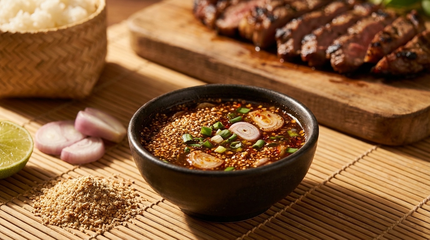 Nam Jim Jaew (Thailandsk Ristet Chili-Dipsauce)