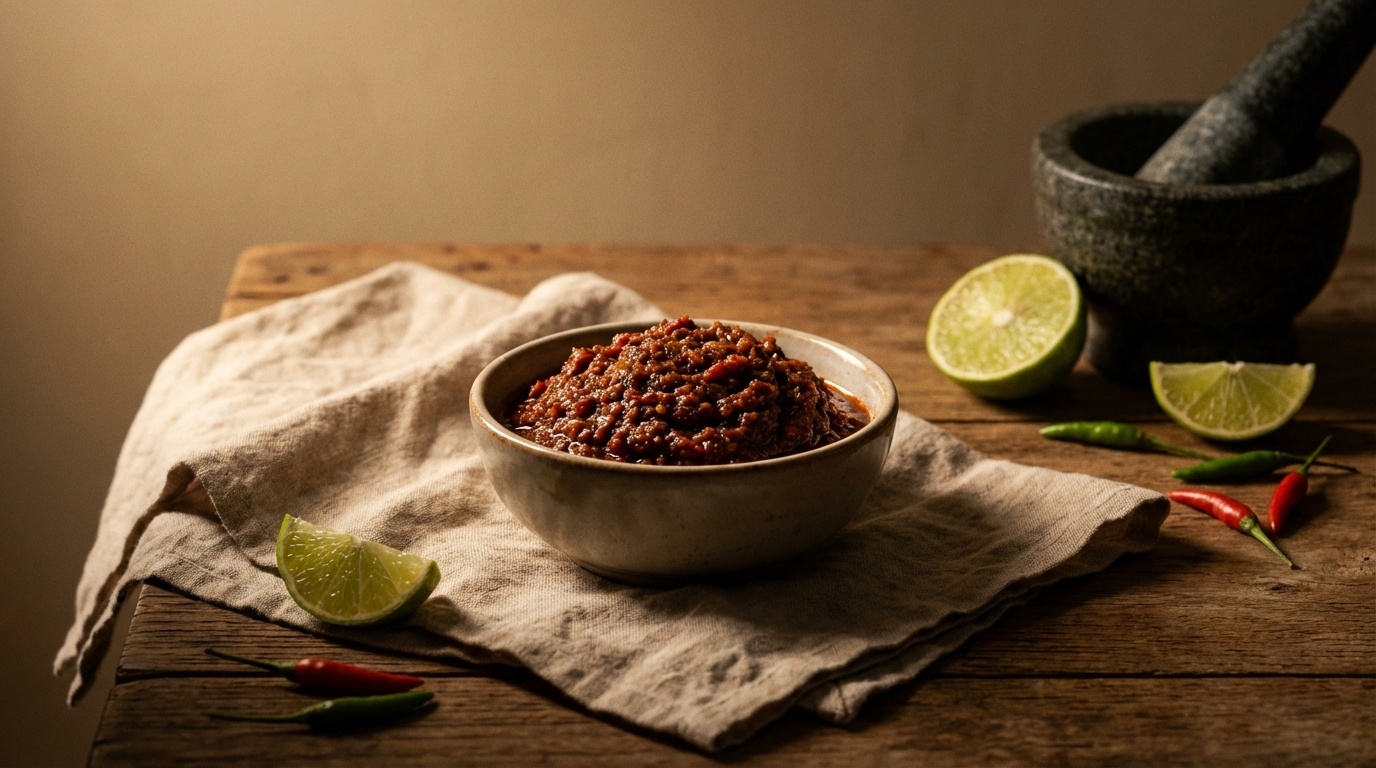 Nam Prik Kapi (Thailandsk Rejepaste-Chilidip)