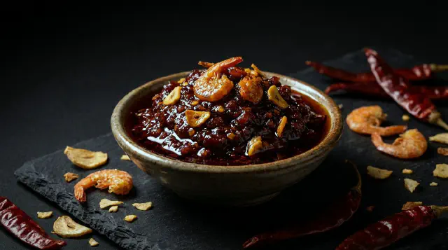 Nam Prik Pao (Thailandsk Ristet Chilimarmelade)