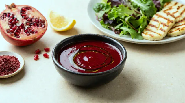 Nar Eksili Sos (Tyrkisk Granatæblesirup-Dressing)