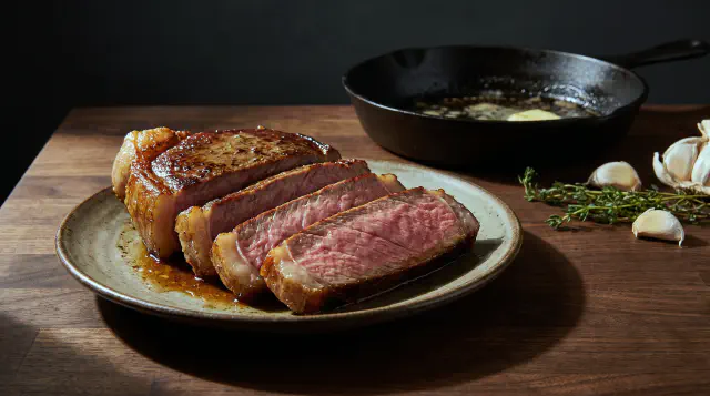 New York strip steak sous vide