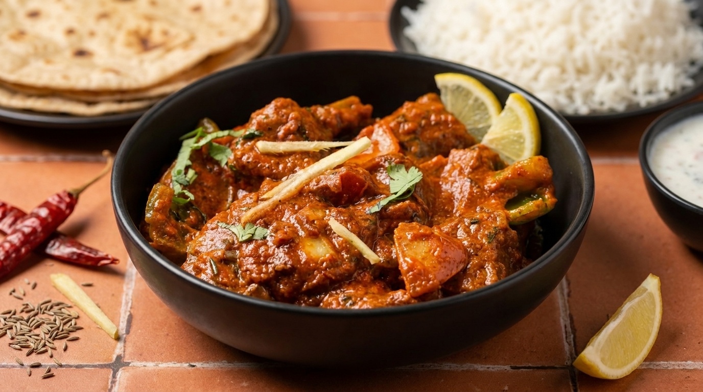 Oksekød i chili med peberfrugt og tomater