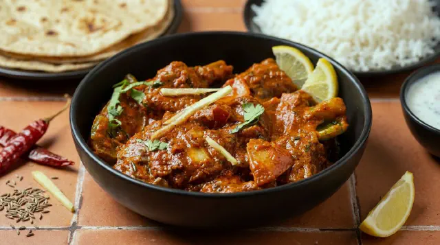 Oksekød i chili med peberfrugt og tomater