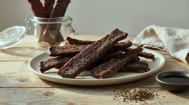 Oksekødsjerky sous vide