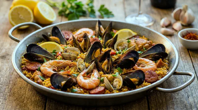 Paella Mixta - Den rigtige paella