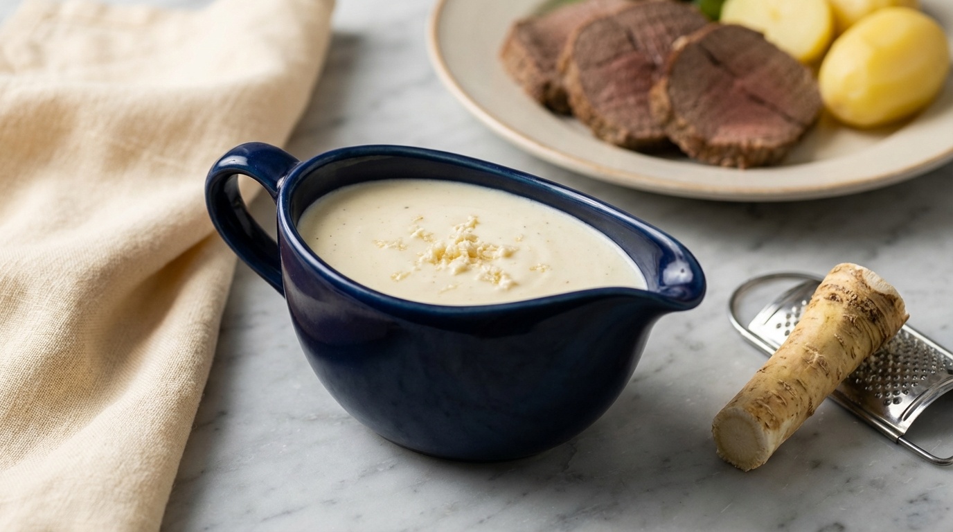 Pepparrotssås (Svensk Peberrodssovs)