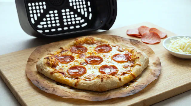 Pepperonipizza i airfryer