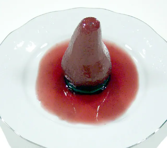 Poire Belle-Hélène - Rødvinskogte pærer