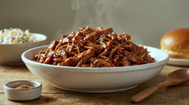 Pulled pork sous vide