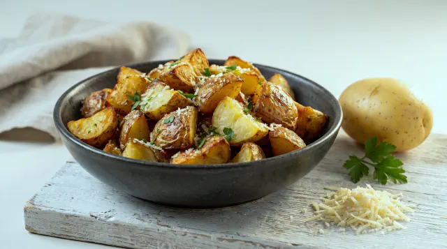 Ristede kartofler i airfryer