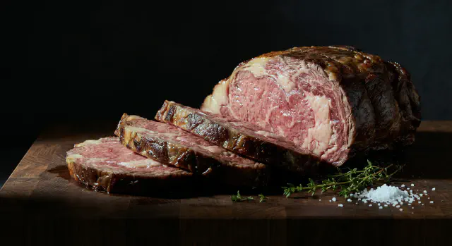 Rosastegt Marmoreret Oksefillet