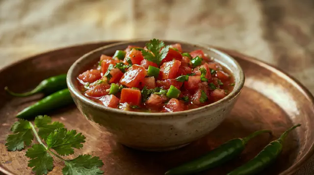 Sahawiq Ahmar (yemenitisk frisk tomatsalsa)