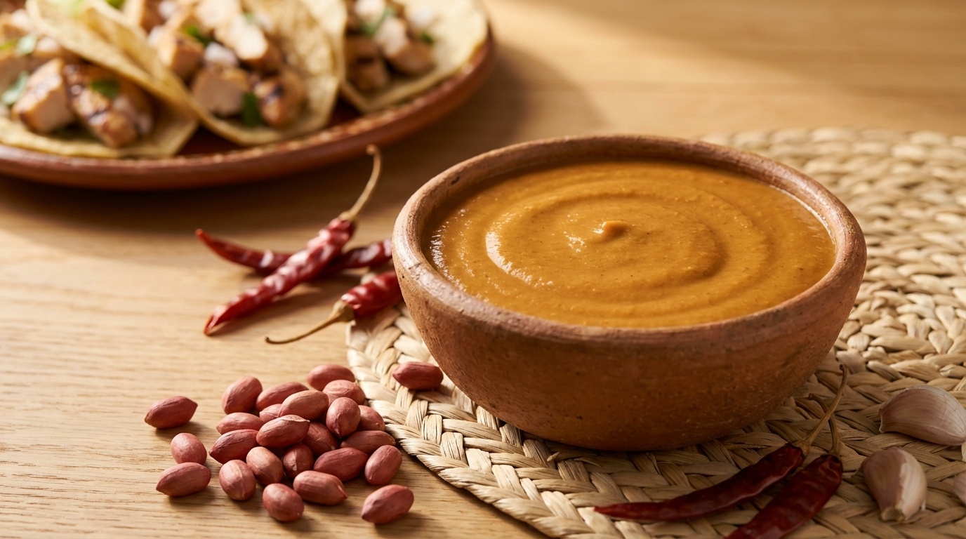 Salsa de Cacahuate (Simpel Jordnodde-Arbol)