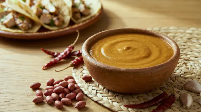 Salsa de Cacahuate (Simpel Jordnodde-Arbol)