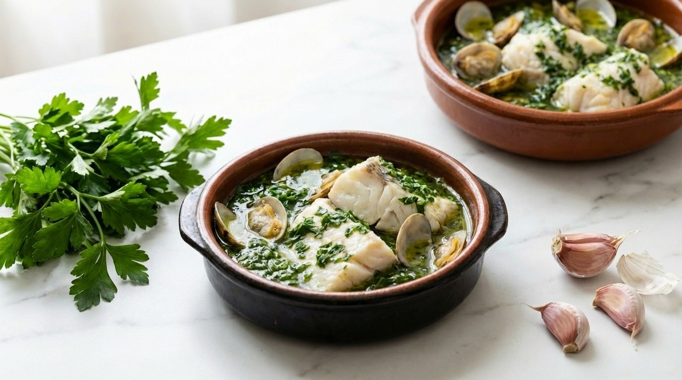 Salsa Verde (Baskisk Persillesovs til Fisk)