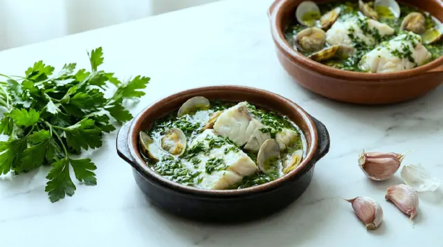 Salsa Verde (Baskisk Persillesovs til Fisk)