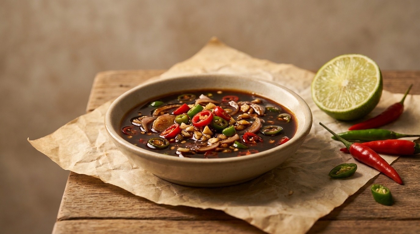 Sambal Kicap (Malaysisk Sød Soja-Chilidip)