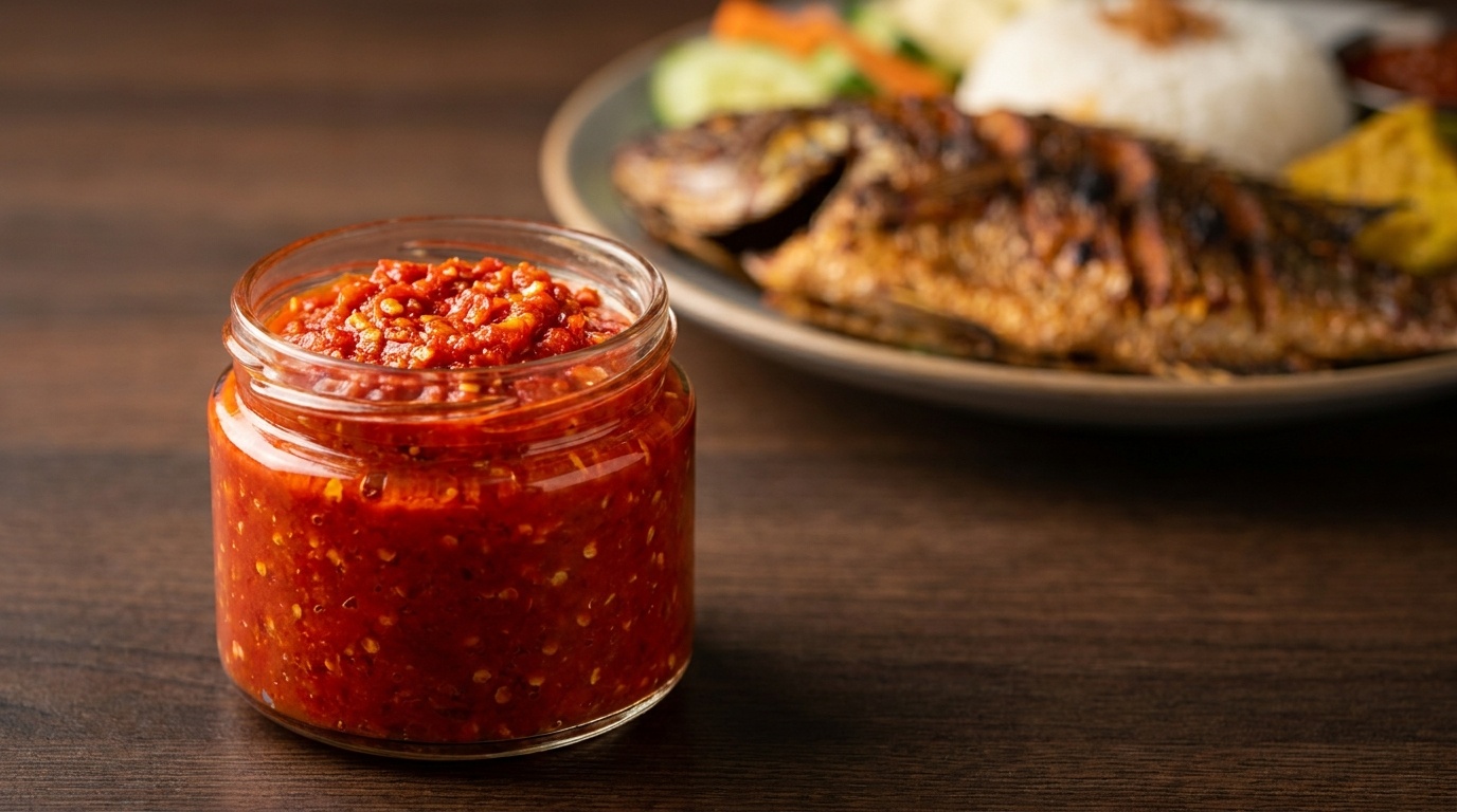 Sambal Oelek med chili og citronsaft