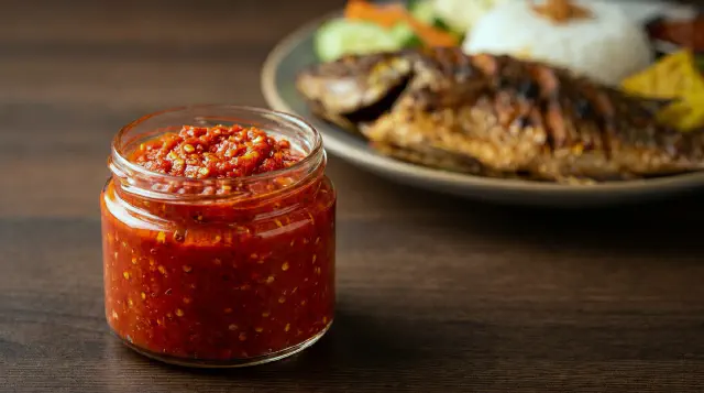 Sambal Oelek med chili og citronsaft