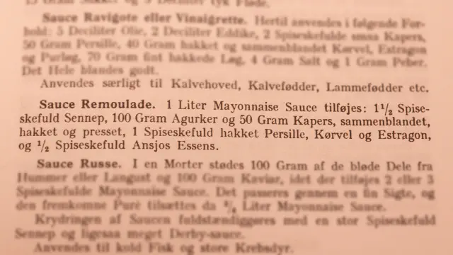 Sauce Remoulade - En kold bearnaise af Escoffier