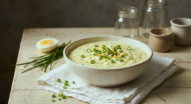 Schnittlauchsauce (Wiener purløgssauce)
