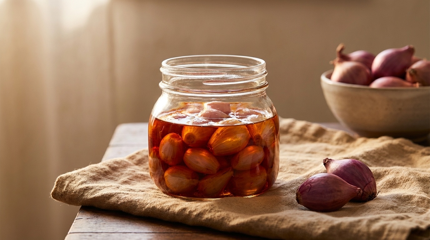 Skalotte-confit (Dầu hành phi)