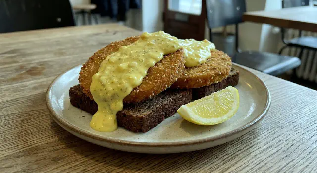 Paneret selleri med remoulade