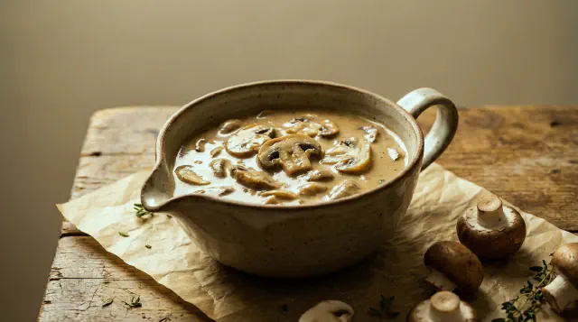 Sos Pieczarkowy (Polsk Champignonsauce)