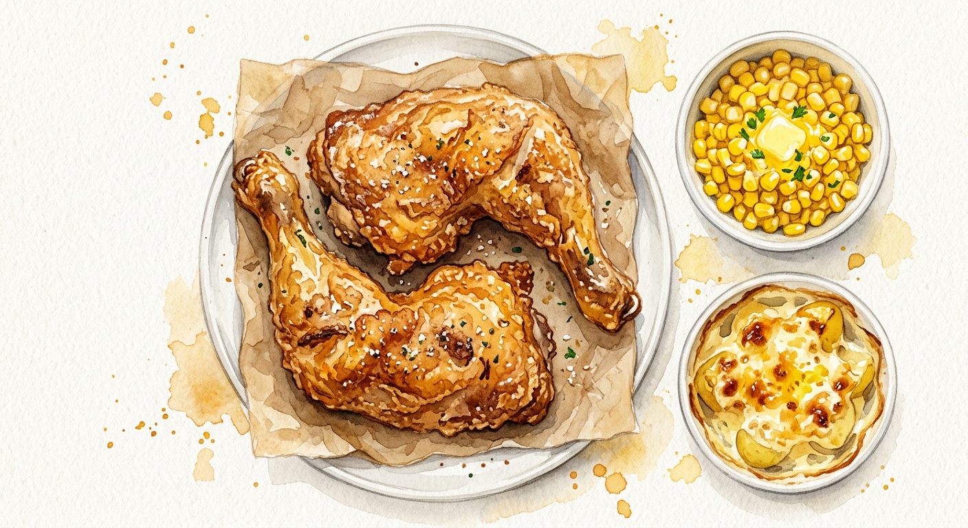 Sprøde kyllingelår