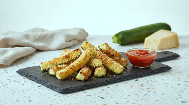 Squashfritter i airfryer