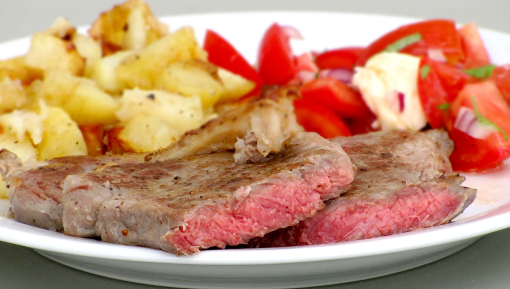 Stegning af bøffer - og andet kød i skiver