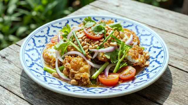 Stegt æggesalat (Yum Kai Dao)
