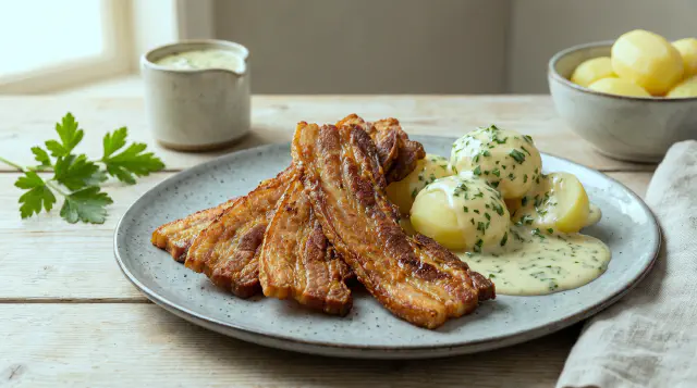 Stegt flæsk i airfryer