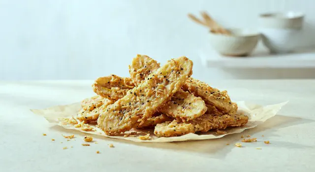 Stegte bananer (Gluay Kaek)