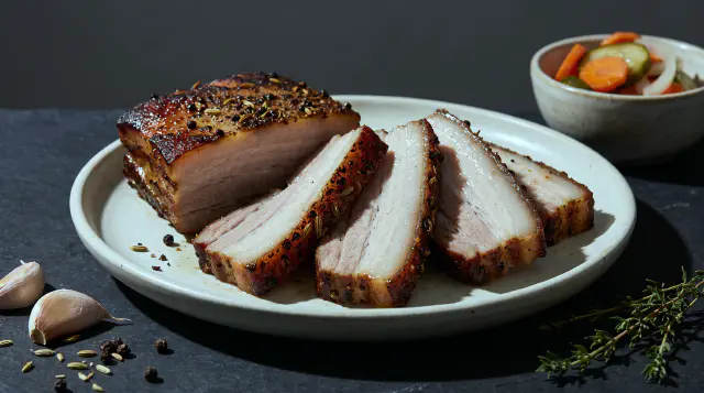 Svinebryst sous vide