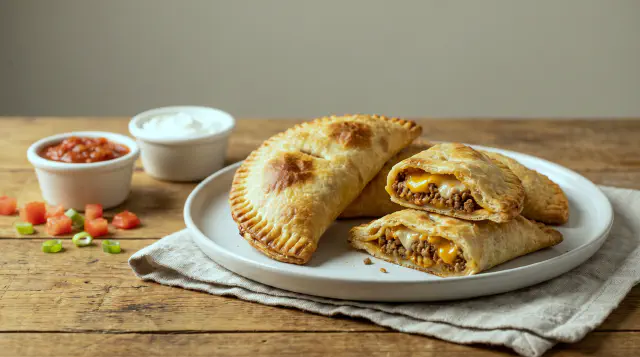 Taco-calzoner i airfryer