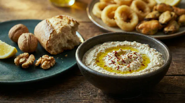 Tarator (Tyrkisk Valnødde- og Brødsauce)