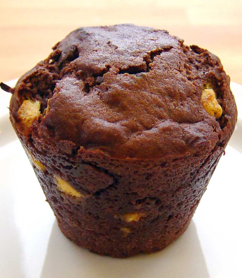 Tredobbelt Chokolade Muffin (Triple Chocolate Muffin)