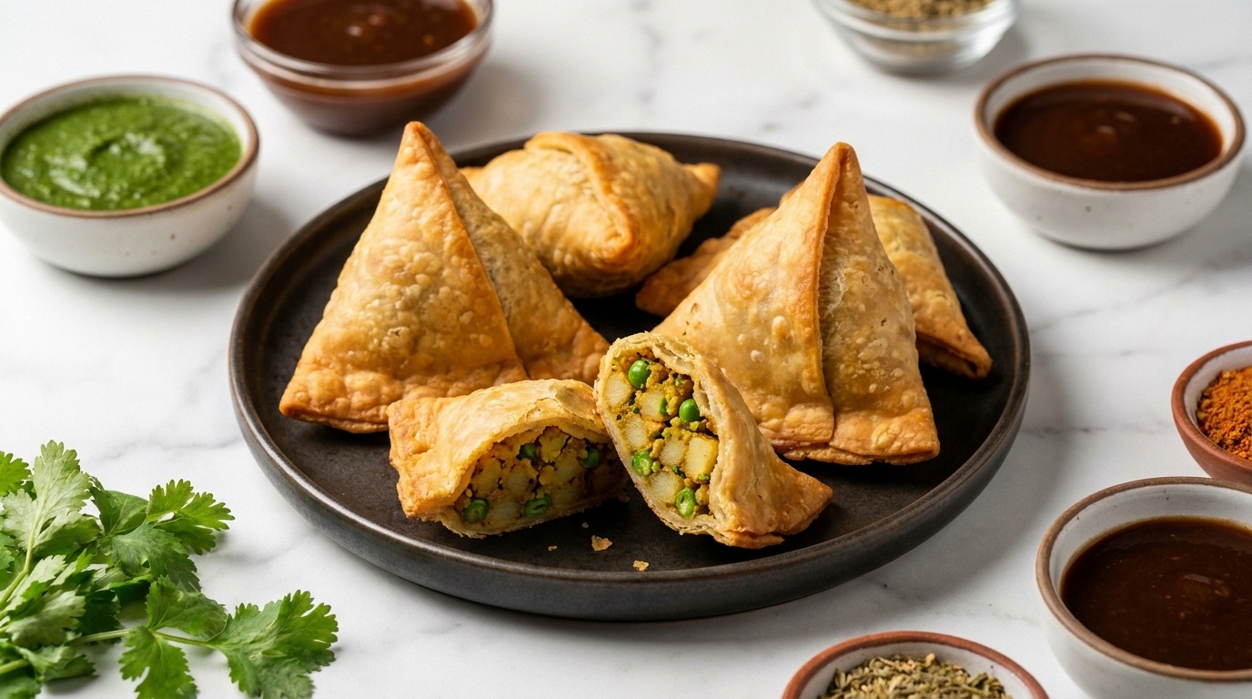 Vegetarisk samosa