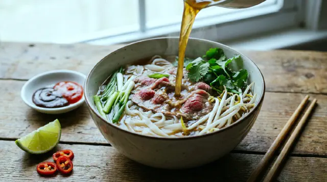 Vietnamesisk Pho - Oksekød eller Kylling