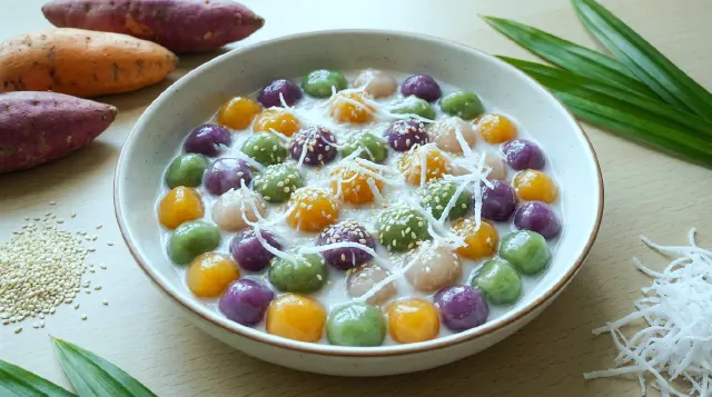 Vietnamesiske Søde Kartoffelkugler